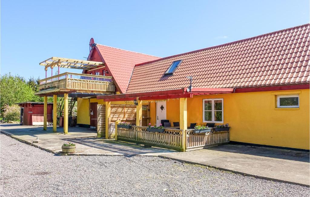 Budova, kde se prázdninový dům nachází