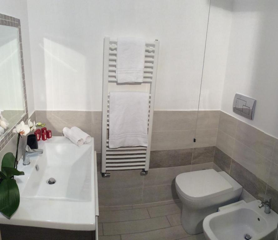 Koupelna v ubytování Hotel e trattoria San Giorgio
