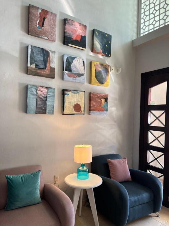 Posezení v ubytování Hotel Arribo