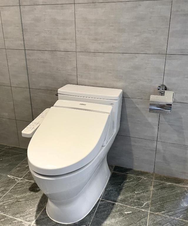 Koupelna v ubytování Long Fu Hotel