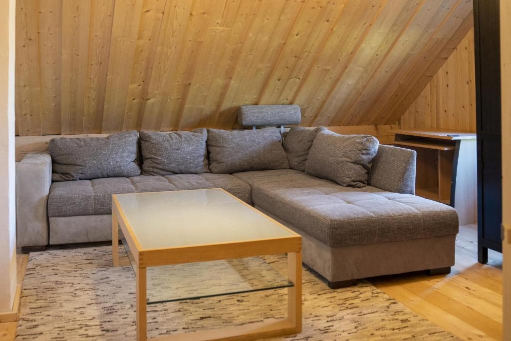 Posezení v ubytování Ruhe-haus