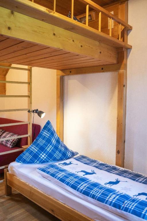 Postel nebo postele na pokoji v ubytování Ruhe-haus