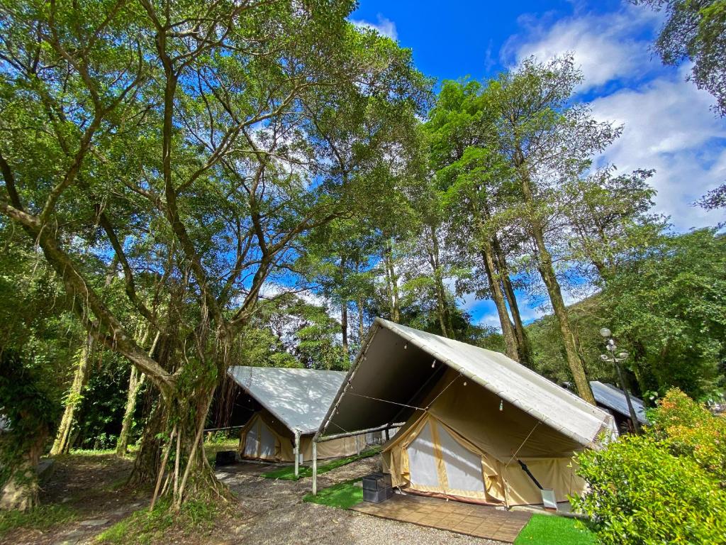 Příroda nedaleko luxury tent