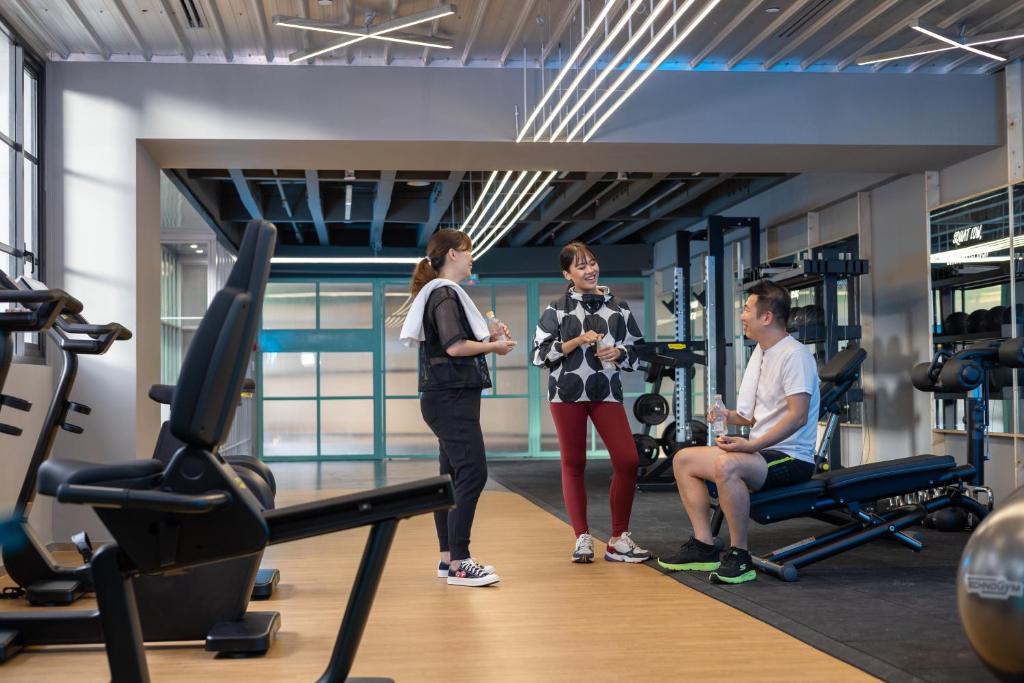 Fitness centrum a/nebo fitness zařízení v ubytování Resorts World Awana