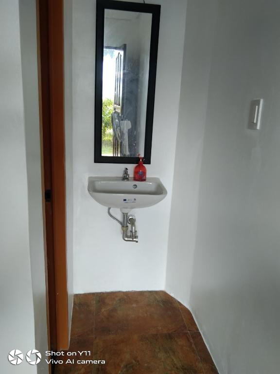 Koupelna v ubytování Jeno Tourist Inn