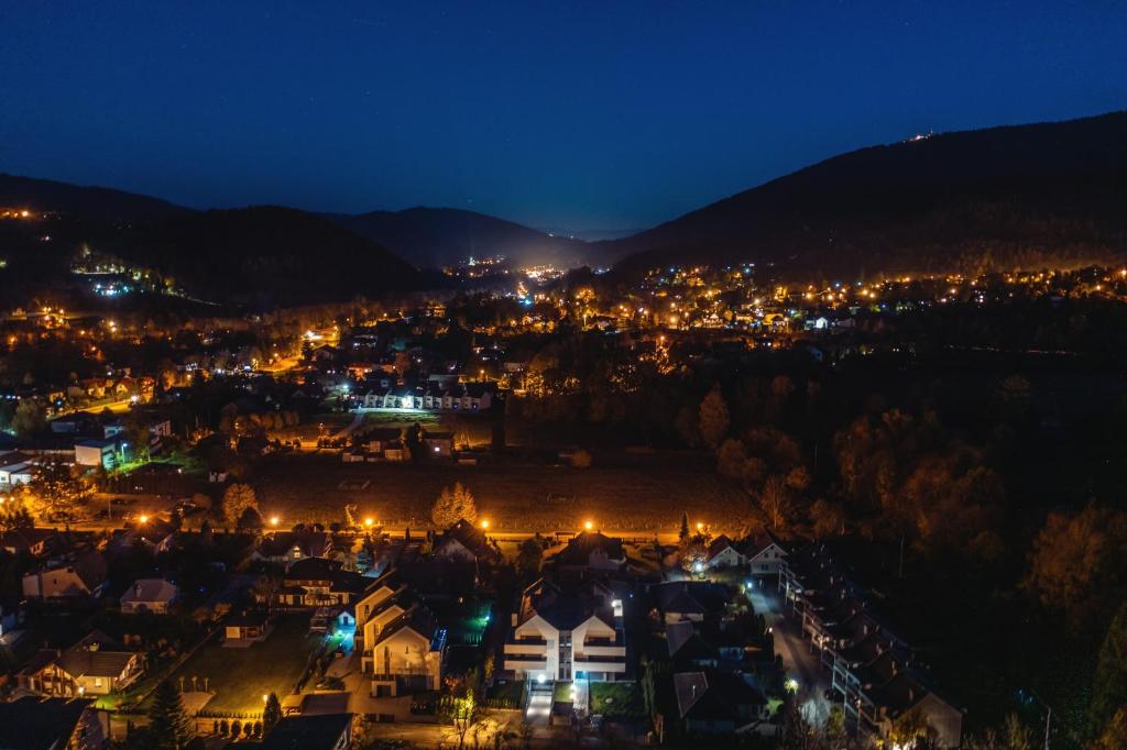 Výhľad na hory alebo výhľad na hory priamo z apartmánu