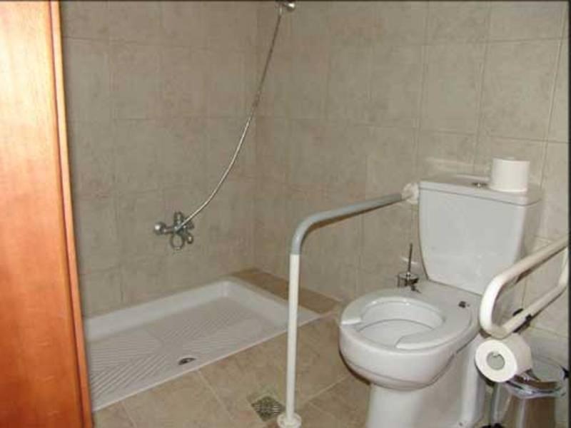 Koupelna v ubytování Hotel Erotas