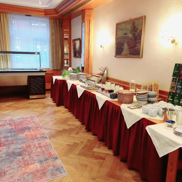 Nápoje v ubytování Hotel Garni "Brauerei Keller"