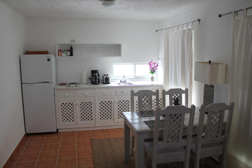 Kuchyň nebo kuchyňský kout v ubytování Bayahibe Guest House Hotel