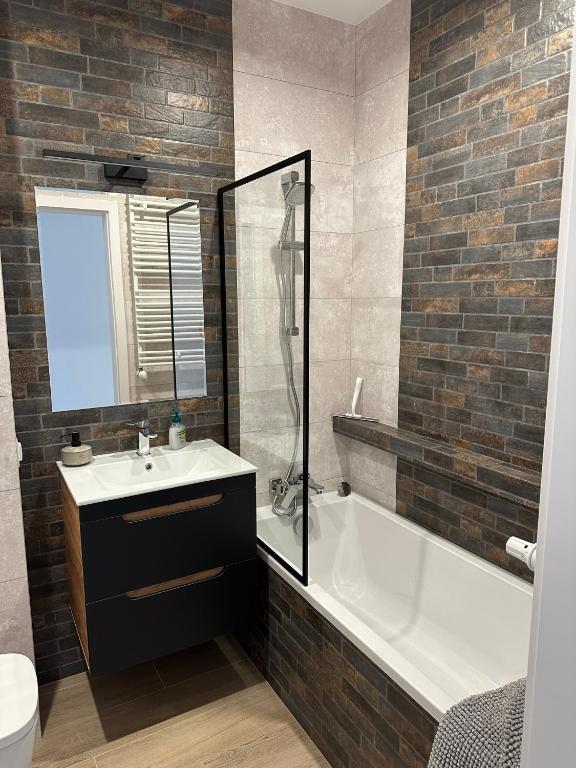 Kúpeľňa v ubytovaní Apartament Metropolis 15