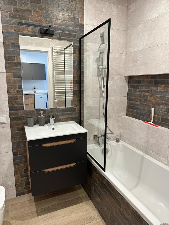 Kúpeľňa v ubytovaní Apartament Metropolis 15