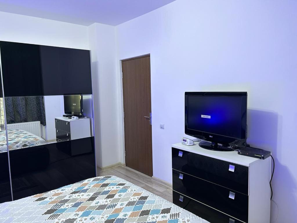 Kuchyň nebo kuchyňský kout v ubytování B&B Iulius