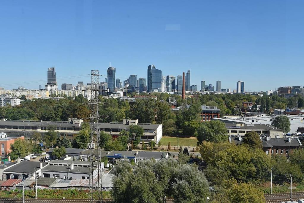 Výhľad na mesto Varšava alebo výhľad na mesto priamo z apartmánu