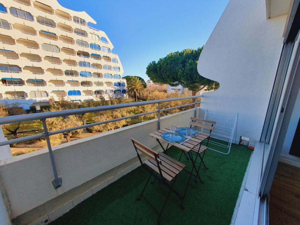Balkón alebo terasa v ubytovaní Suite Thalassa 1ère ligne Plages du Couchant Wifi - ROSSIconciergerie - Linge inclus