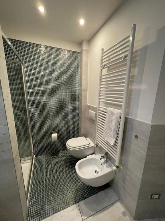 Koupelna v ubytování B&B La Fisarmonica