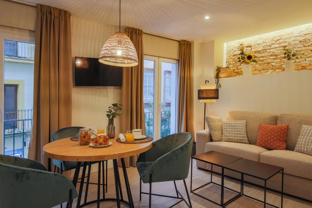 Posezení v ubytování Apartamentos Magna Sevilla