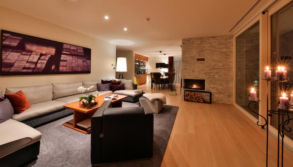 Posezení v ubytování Geinberg5 Private Spa Villas