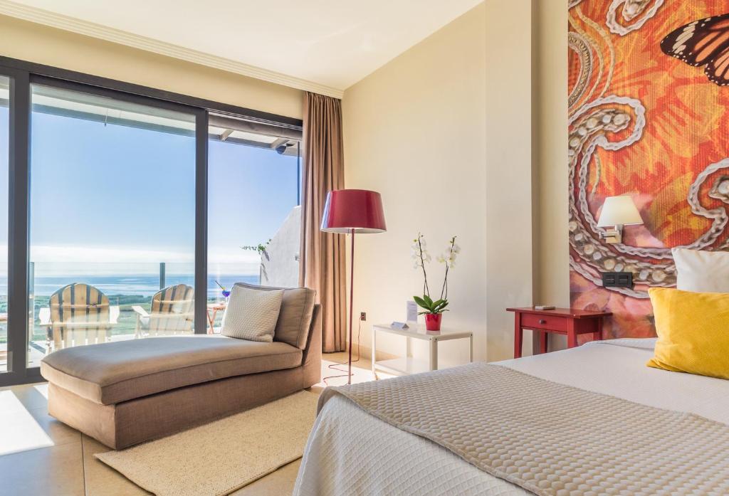 Postel nebo postele na pokoji v ubytování Hotel Miba