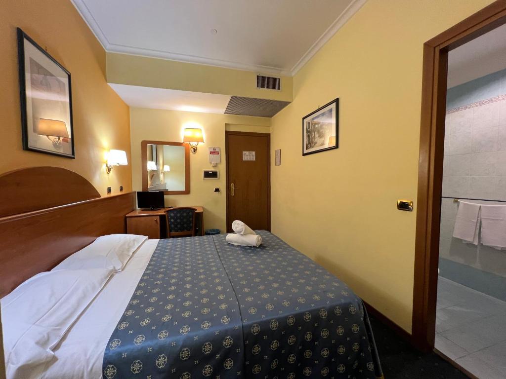 Postel nebo postele na pokoji v ubytování Baltik Guesthouse