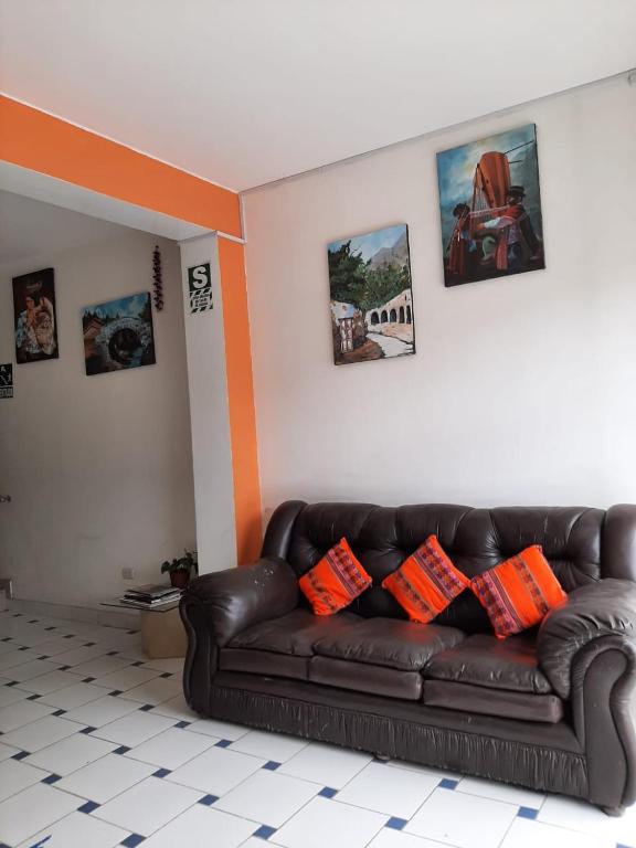 Posezení v ubytování Hostal Don Cristobal