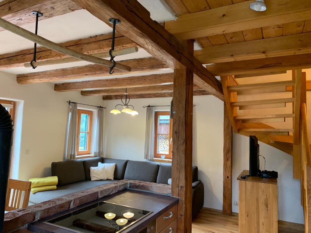 Posezení v ubytování Ferienhaus Gaiswinkler