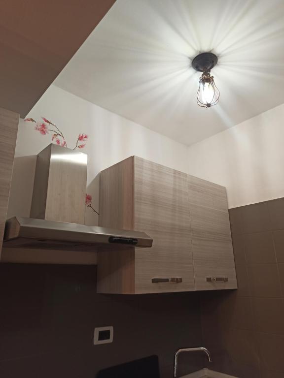 A kitchen or kitchenette at La nostra casetta