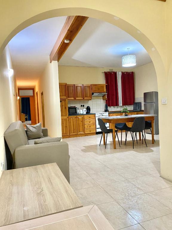 Kuchyň nebo kuchyňský kout v ubytování Gozo Belle Mare Apartments