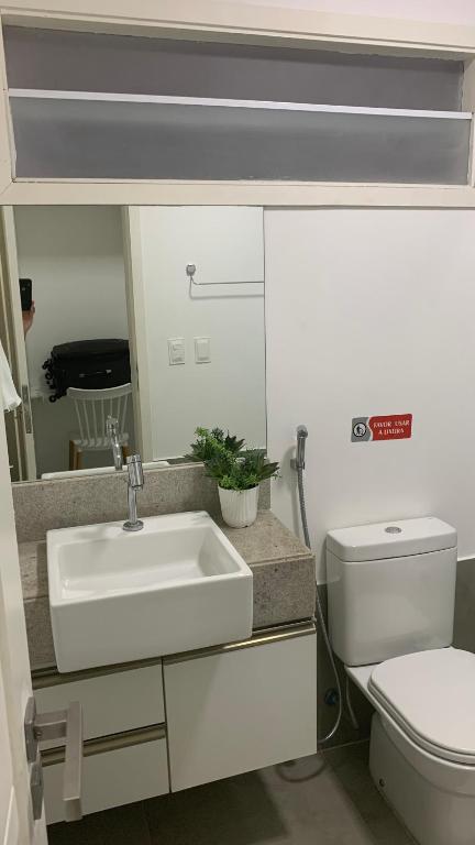 Koupelna v ubytování Pipa Ubaia 219 com solarium