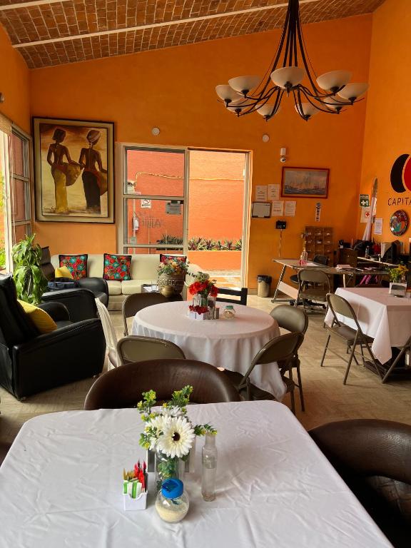 Restaurace v ubytování Hotel Villas Ajijic, Ajijic Chapala Jalisco