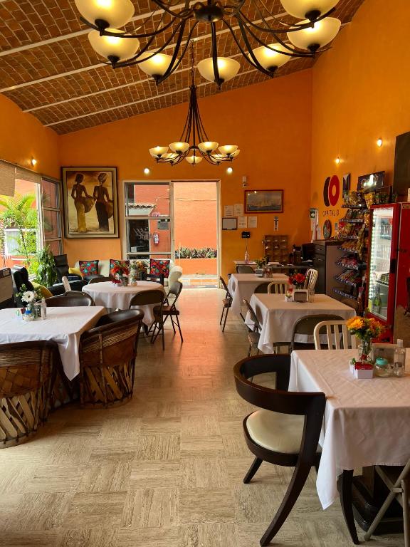 Restaurace v ubytování Hotel Villas Ajijic, Ajijic Chapala Jalisco