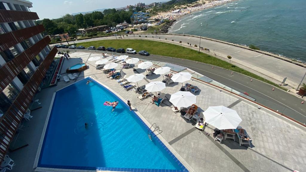 The swimming pool at or close to PARADISO 'В' 102 PRIVATE SEA VIEW Apartment