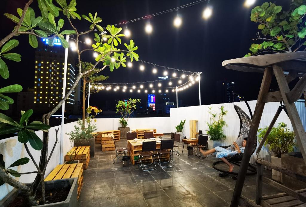 Posezení v ubytování LaDa's House Da Nang