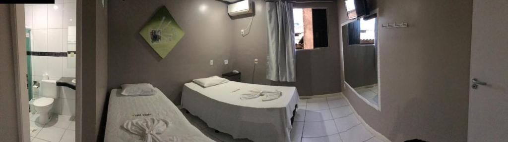 Koupelna v ubytování Iapi Hotel