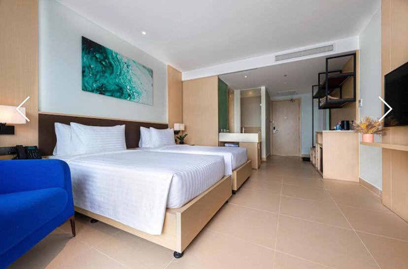 Ocean view at The Arena Cam Ranh resort, Bai Dai beach - near Airport Nha Trang, Khanh Hoa - Tweelingzaal