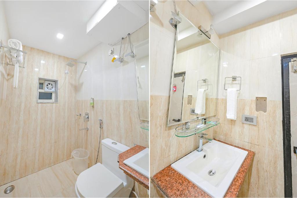 Koupelna v ubytování FabHotel Prime Middleton - Nr Niladri Vihar Square