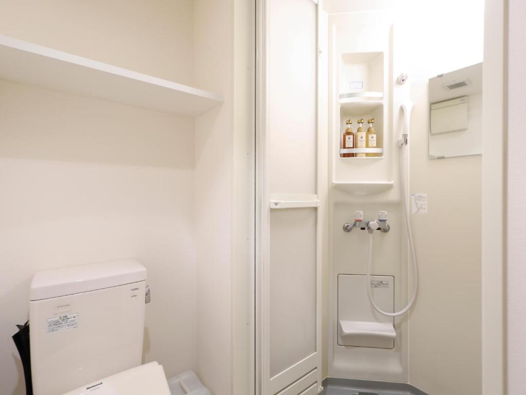Koupelna v ubytování Dormy Inn Takasaki