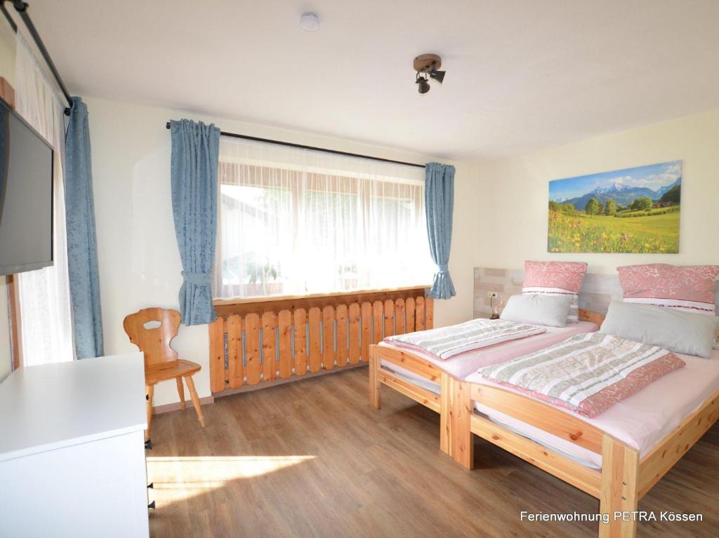 Posteľ alebo postele v izbe v ubytovaní Appartement Petra