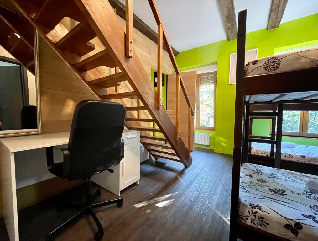 Posteľ alebo postele v izbe v ubytovaní Das Hostel Rijeka