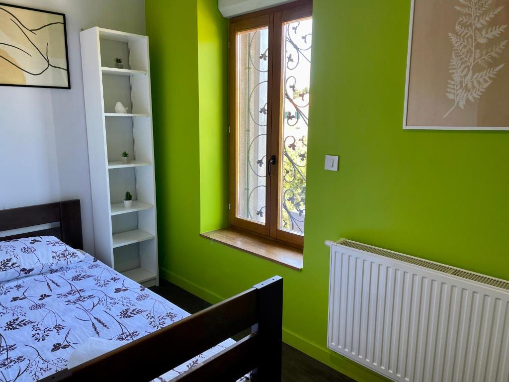 Posteľ alebo postele v izbe v ubytovaní Das Hostel Rijeka