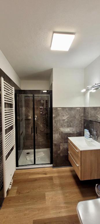 Kúpeľňa v ubytovaní Ferienwohnung Flachau Oberlehengut