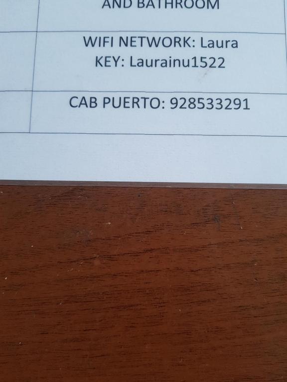 Laurainu check in de 15 a 22 hora - 2