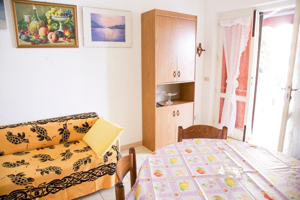 Postel nebo postele na pokoji v ubytování Loft Seccheto sul Mare