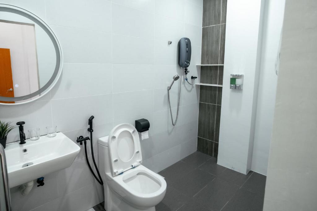 Koupelna v ubytování Norvinton Hotel