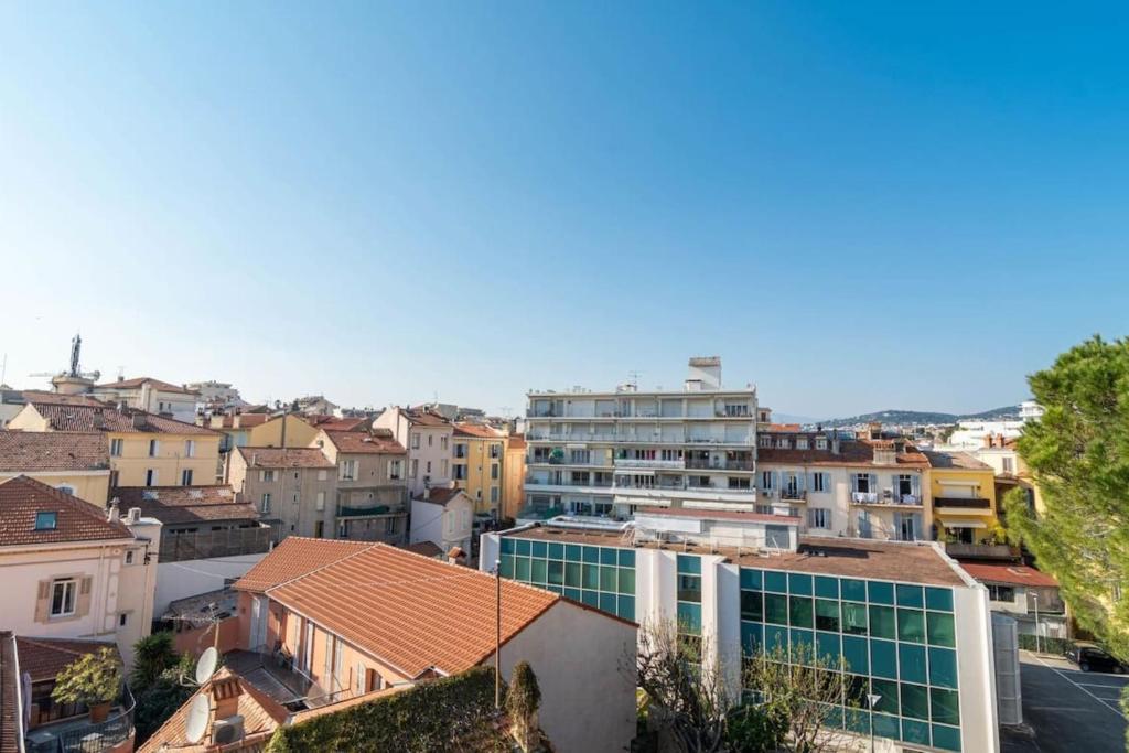 a view of a city with buildings at Cosy Studio Cannes Center beaches shopping and congresses LIVE IN MERLE in Cannes