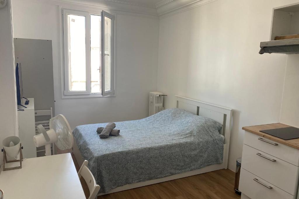Posteľ alebo postele v izbe v ubytovaní Charming studio for holidays by the sea Wilson A
