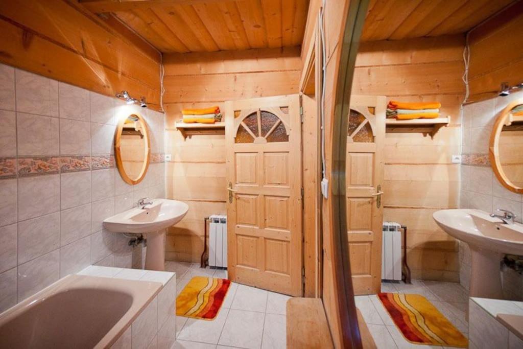 Kúpeľňa v ubytovaní Domek Raj Zakopane