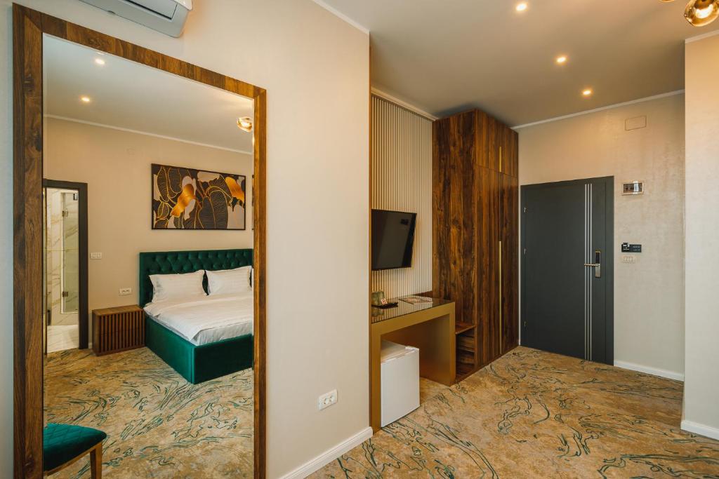 Postel nebo postele na pokoji v ubytování Motel Andra