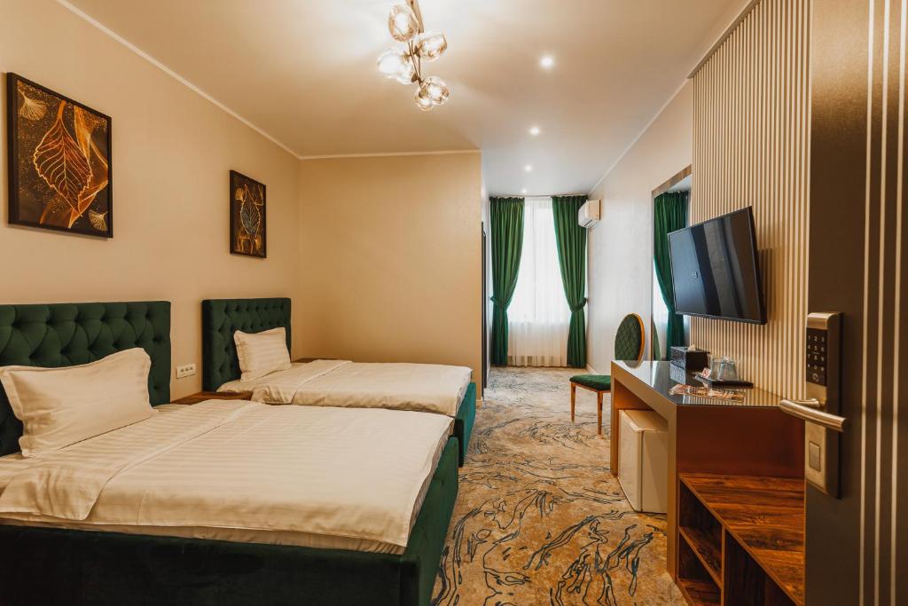 Postel nebo postele na pokoji v ubytování Motel Andra