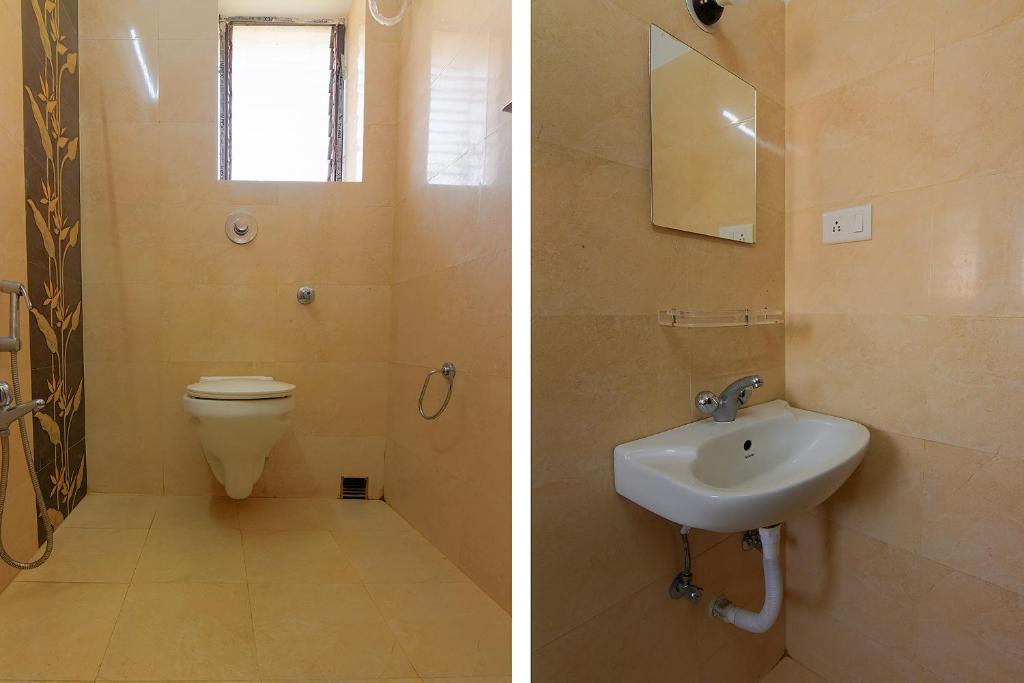Koupelna v ubytování FabHotel Amar Raj Inn