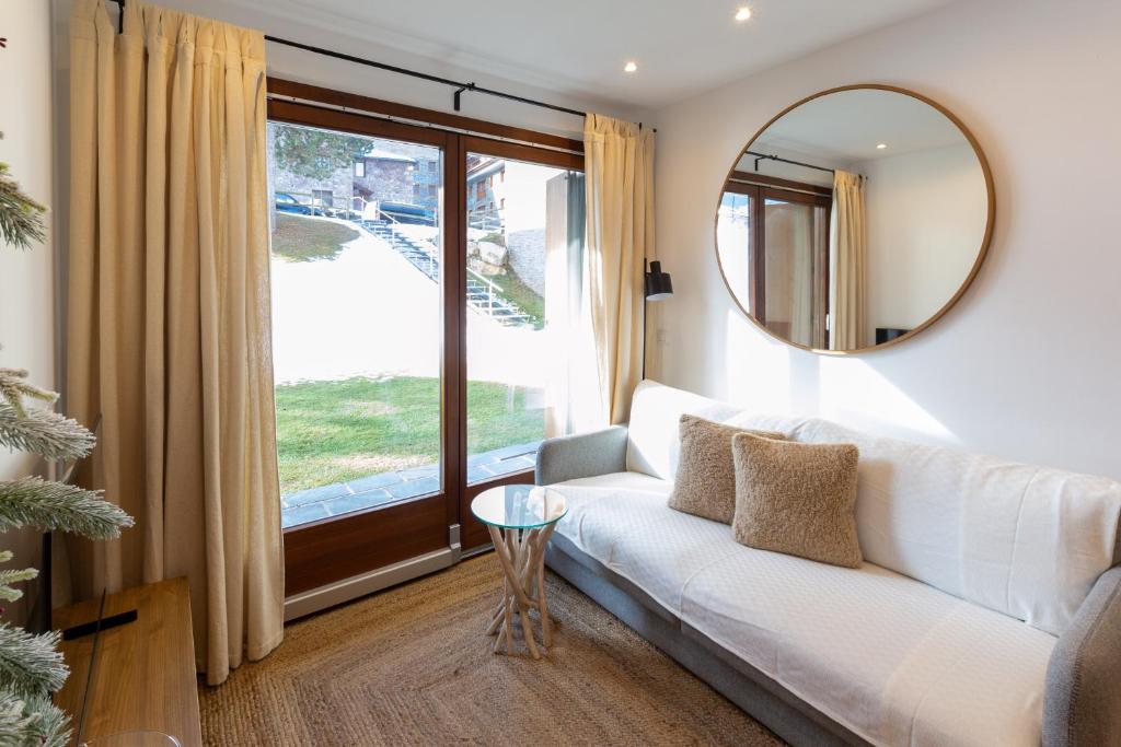 Posezení v ubytování Apartament l'Osset